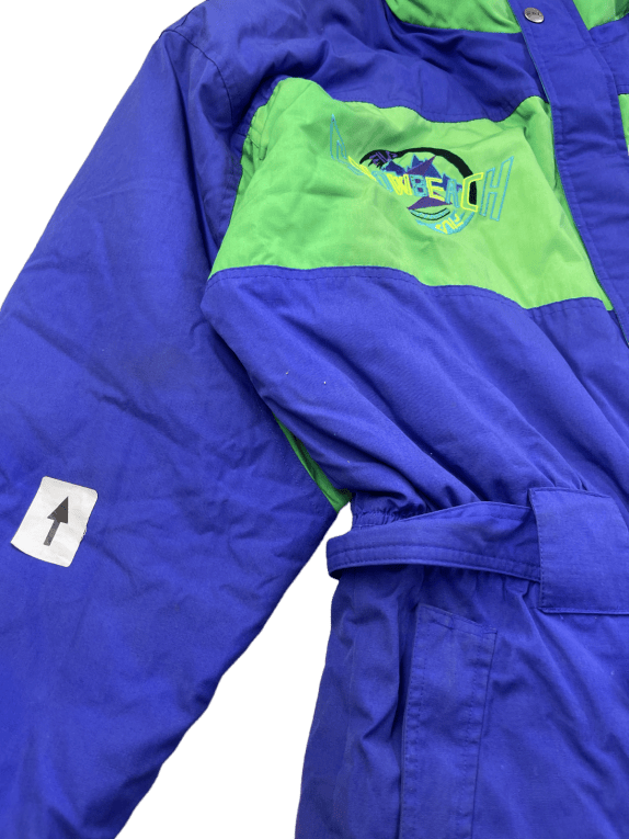 FILA ΟΛΟΣΩΜΗ ΦΟΡΜΑ ΣΚΙ VINTAGE ΜΠΛΕ ΠΡΑΣΙΝΟ ΚΙΤΡΙΝΟ UNISEX PRE OWNED 3XL