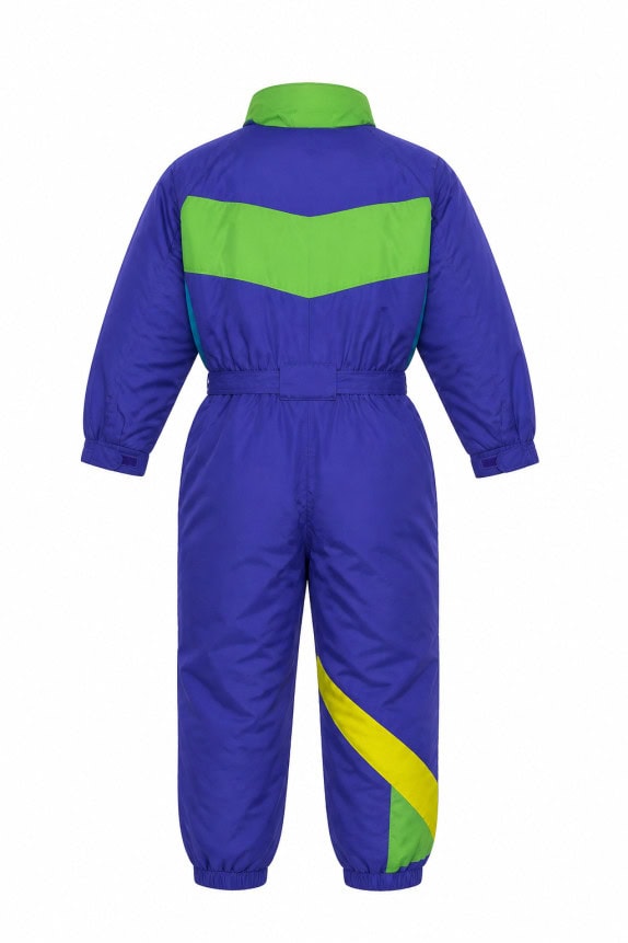 FILA ΟΛΟΣΩΜΗ ΦΟΡΜΑ ΣΚΙ VINTAGE ΜΠΛΕ ΠΡΑΣΙΝΟ ΚΙΤΡΙΝΟ UNISEX PRE OWNED 3XL