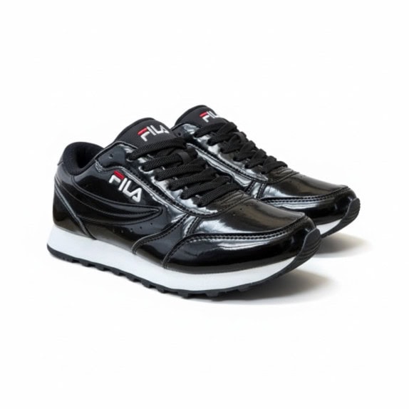 Fila Orbit Flow Wmn Patent Sneakers Black Glossy Women’s EU 36