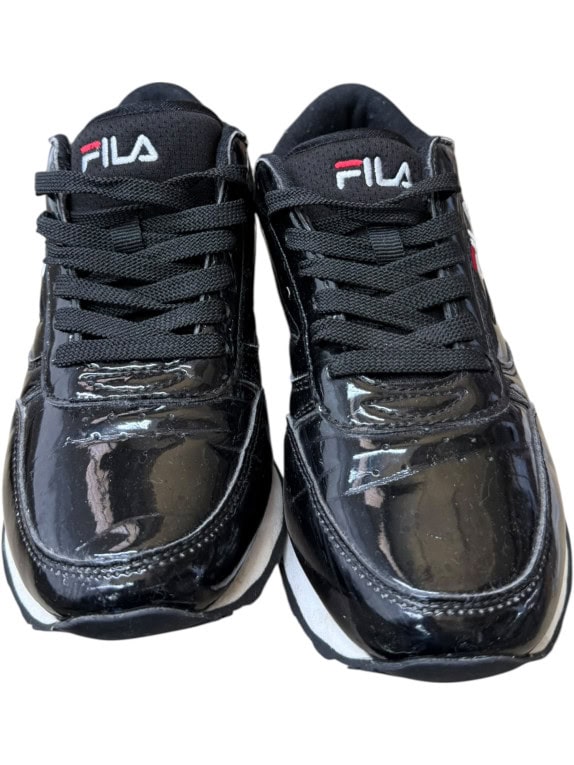 Fila Orbit Flow Wmn Patent Sneakers Black Glossy Women’s EU 36