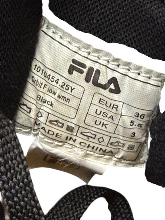 Fila Orbit Flow Wmn Patent Sneakers Black Glossy Women’s EU 36