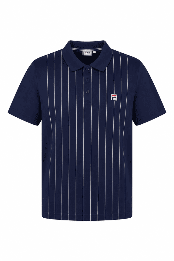 FILA POLO SHIRT RETRO NAVY ΑΝΤΡΙΚΟ PRE OWNED S