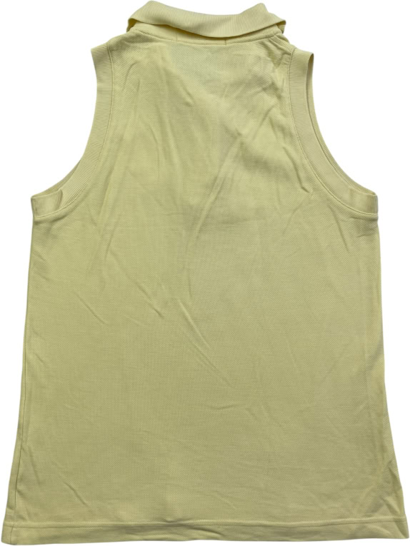 Fila Polo Sleeveless T-Shirt Classic Logo Κίτρινο ΓΥΝΑΙΚΕΙΟ M