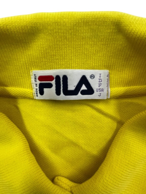 Fila Polo Sleeveless T-Shirt Vintage Logo Κίτρινο ΓΥΝΑΙΚΕΙΟ S