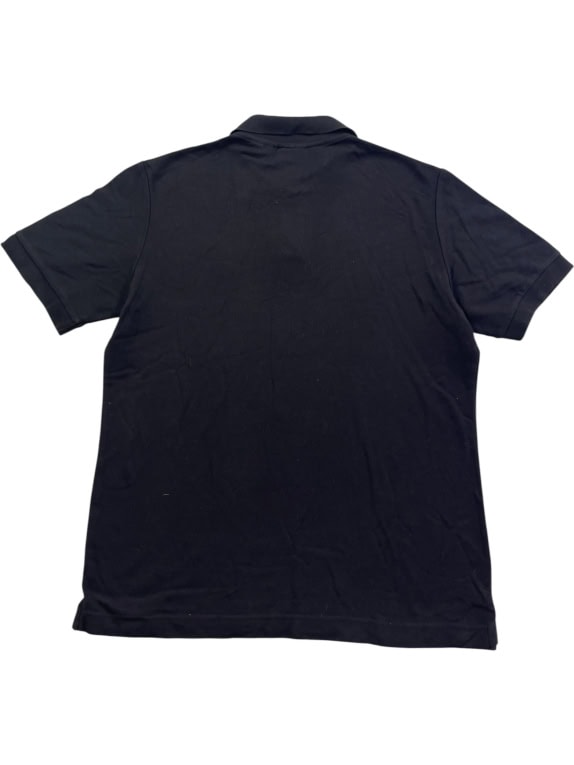 FILA Polo T-Shirt Logo Μαύρο UNISEX L