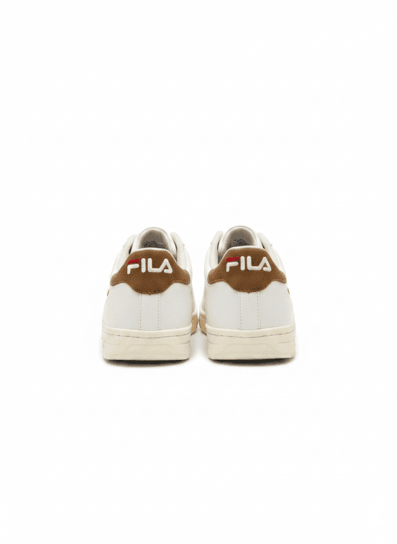 FILA SNEAKERS MINIMAL ΛΕΥΚΟ ΚΑΦΕ UNISEX PRE OWNED EU 45