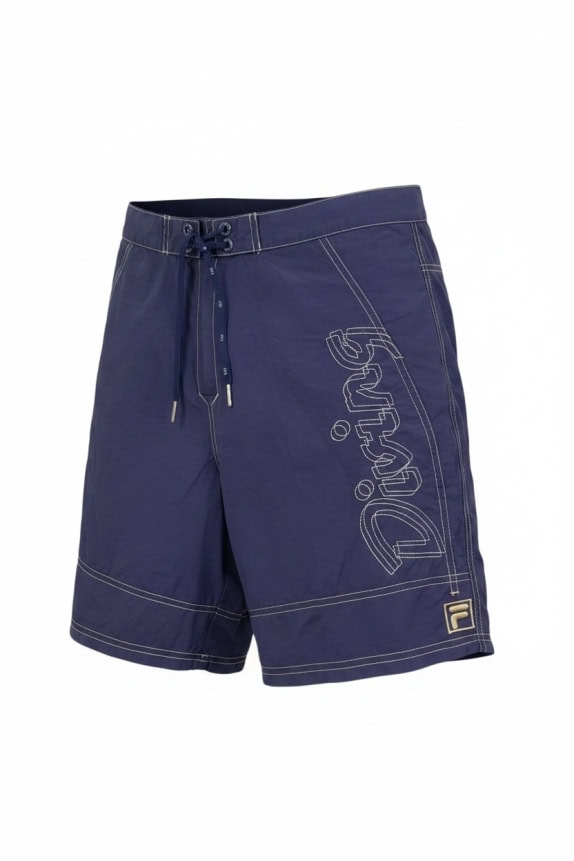 FILA Pantaloncini / Bermuda Big Logo Blu Unisex L