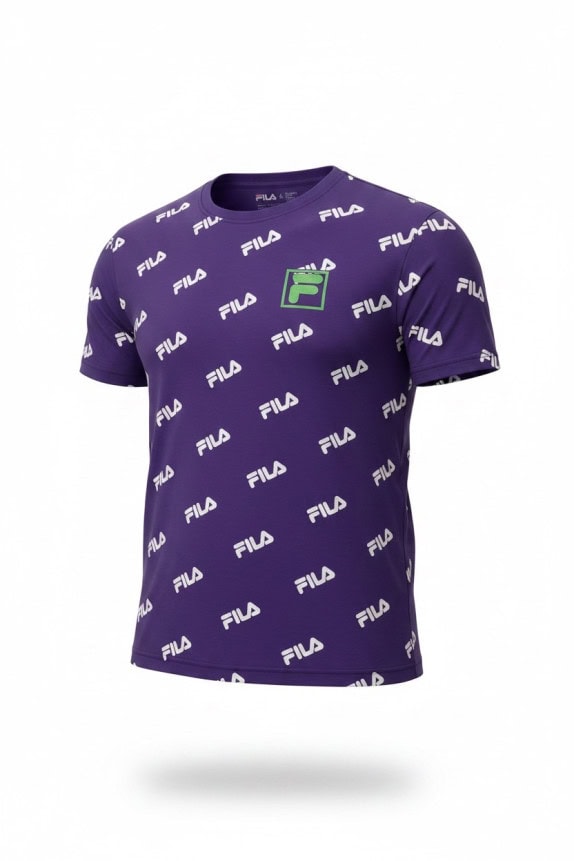 FILA T SHIRT GRAPHIC ΜΩΒ ΑΝΤΡΙΚΟ PRE OWNED XL