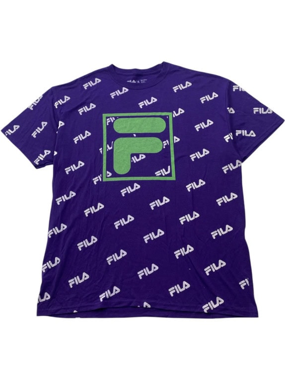 FILA T SHIRT GRAPHIC ΜΩΒ ΑΝΤΡΙΚΟ PRE OWNED XL