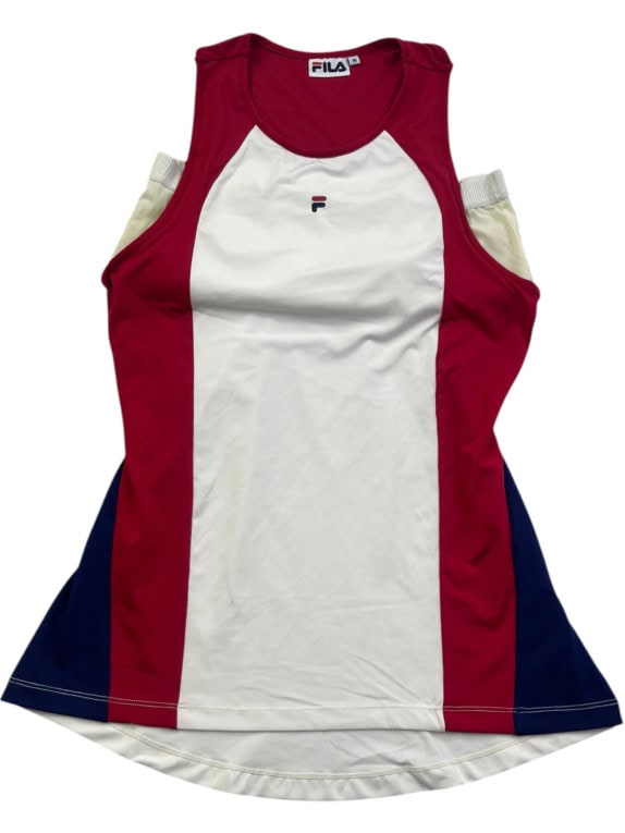 FILA TANK TOP ATHLETIC NAVY ΚΟΚΚΙΝΟ ΓΥΝΑΙΚΕΙΟ PRE OWNED M