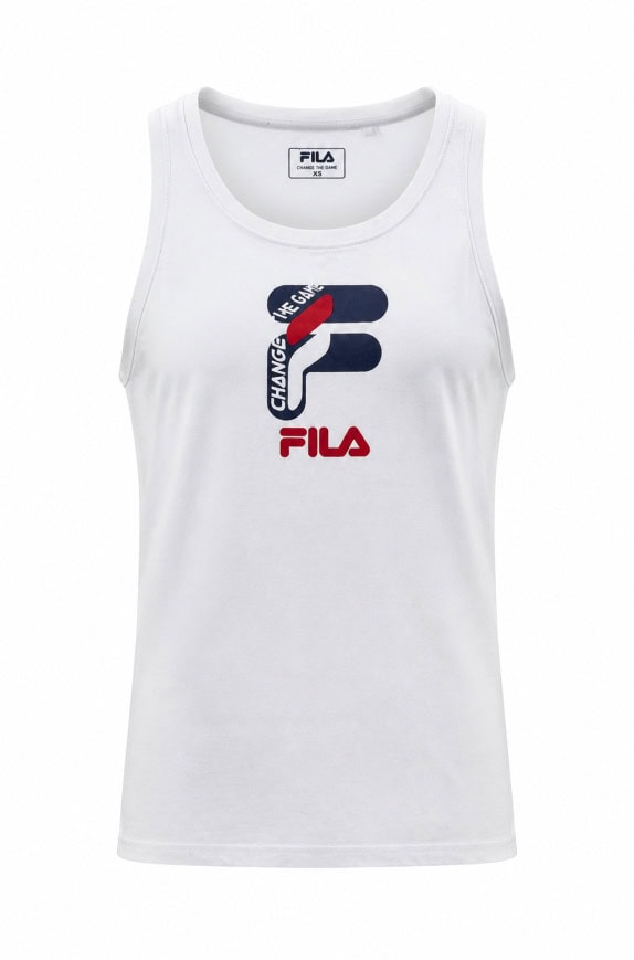 FILA TANK TOP MINIMAL OFF WHITE DONNA PRE OWNED S