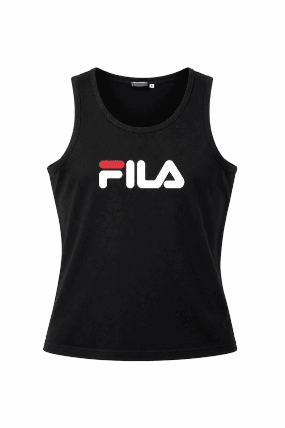 FILA TOP STREETWEAR NERO DONNA PRE OWNED L