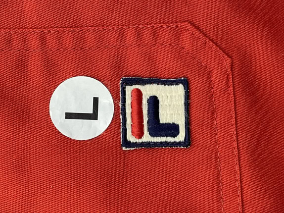 1980s FILA ΒΕΡΜΟΥΔΑ CARGO UTILITY ΚΟΚΚΙΝΗ UNISEX PRE OWNED L