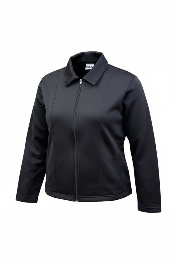 FILA ZIP JACKET SPORTSWEAR ΜΑΥΡΟ ΓΥΝΑΙΚΕΙΟ PRE OWNED L