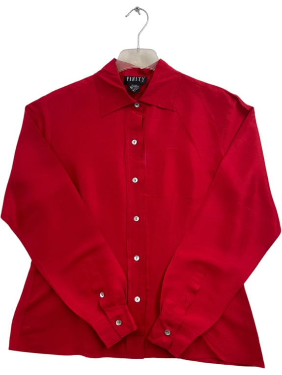 FINITY CAMICIA MINIMAL ROSSO DONNA PRE OWNED S