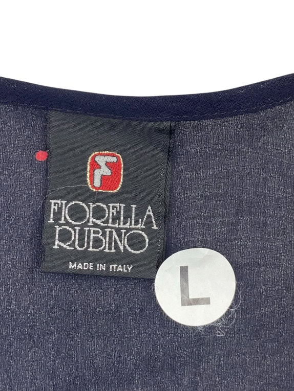 FIORELLA RUBINO ABITO RETRO NAVY DONNA PRE OWNED L