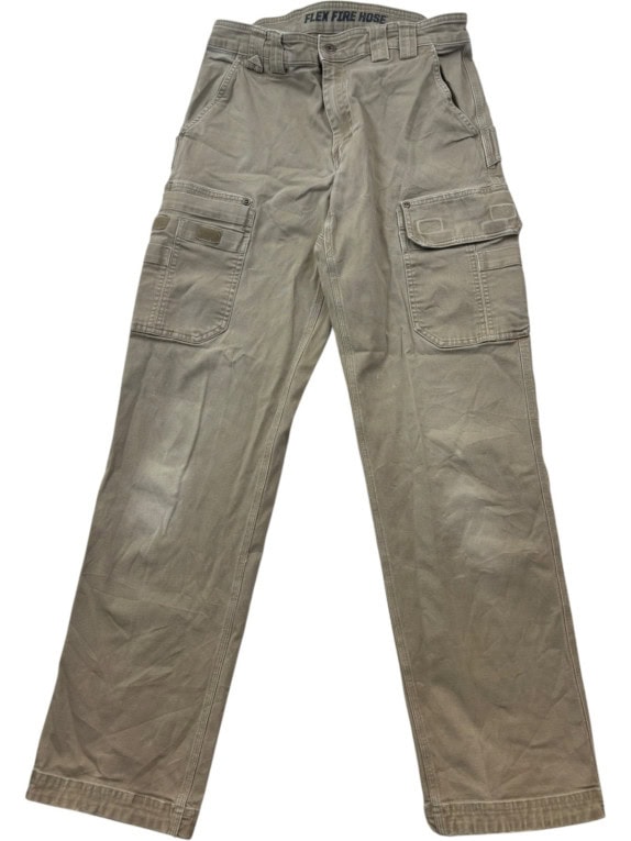 FLEX FIRE HOSE CARGO PANTS WORKWEAR OLIVE ΑΝΤΡΙΚΟ PRE OWNED M