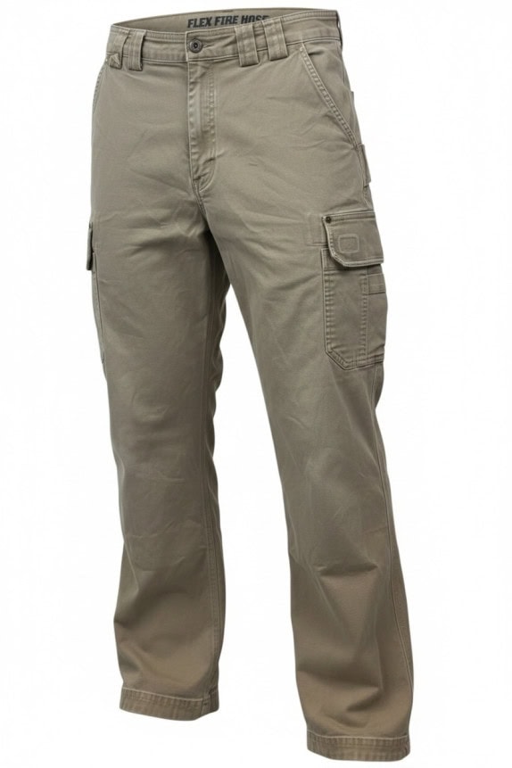 FLEX FIRE HOSE CARGO PANTS WORKWEAR OLIVE ΑΝΤΡΙΚΟ PRE OWNED M
