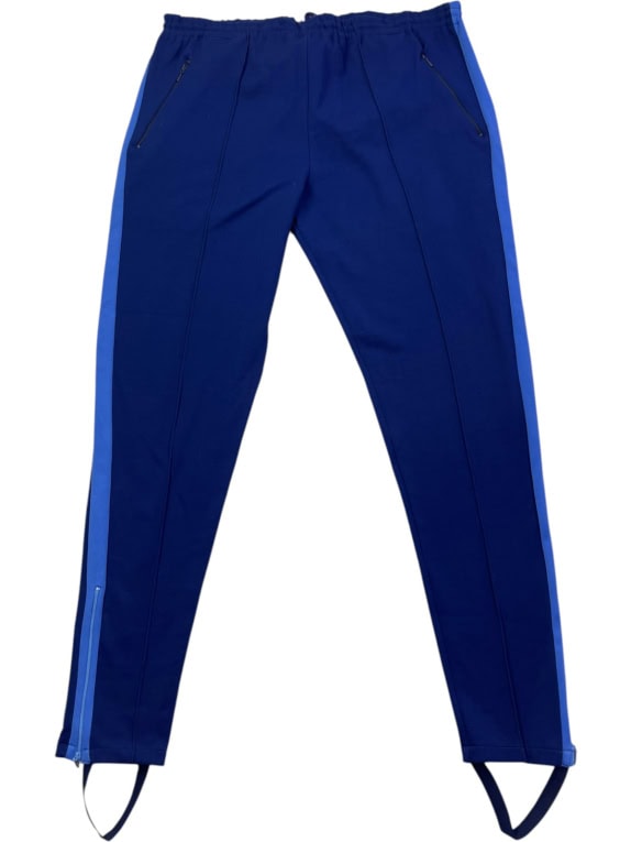 FORMAT TRACK PANTS VINTAGE BLUE UNISEX PRE OWNED L