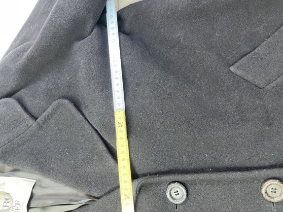 FORNARINA COAT CLASSIC BLACK WOMENS PRE OWNED L