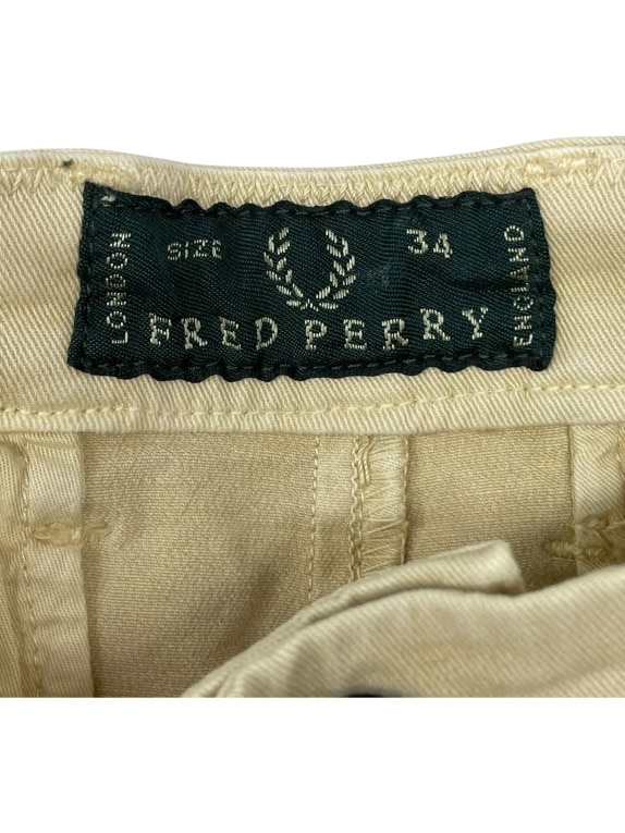 FRED PERRY Men's Chino Trousers Beige