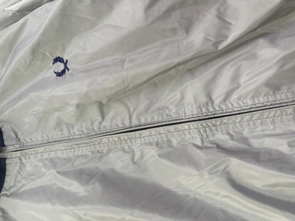 FRED PERRY ΜΠΟΜΠΕΡ ΤΖΑΚΕΤ MINIMAL STONE GREY ΑΝΤΡΙΚΟ PRE OWNED M