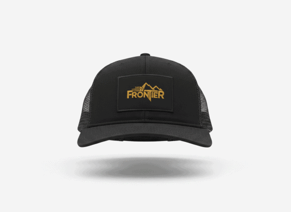 FRONTIER ΚΑΠΕΛΟ TRUCKER ΜΑΥΡΟ UNISEX PRE OWNED