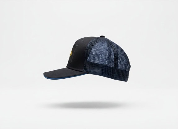 FRONTIER TRUCKER CAP MINIMAL BLACK UNISEX PRE OWNED