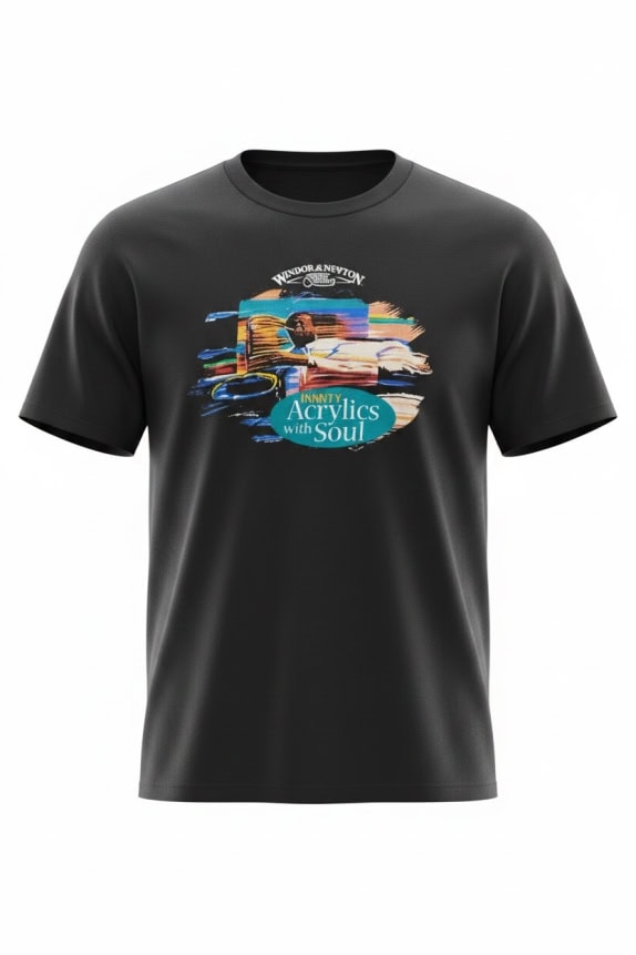 Fruit of the Loom Heavy Cotton Graphic T-Shirt Black Unisex XL