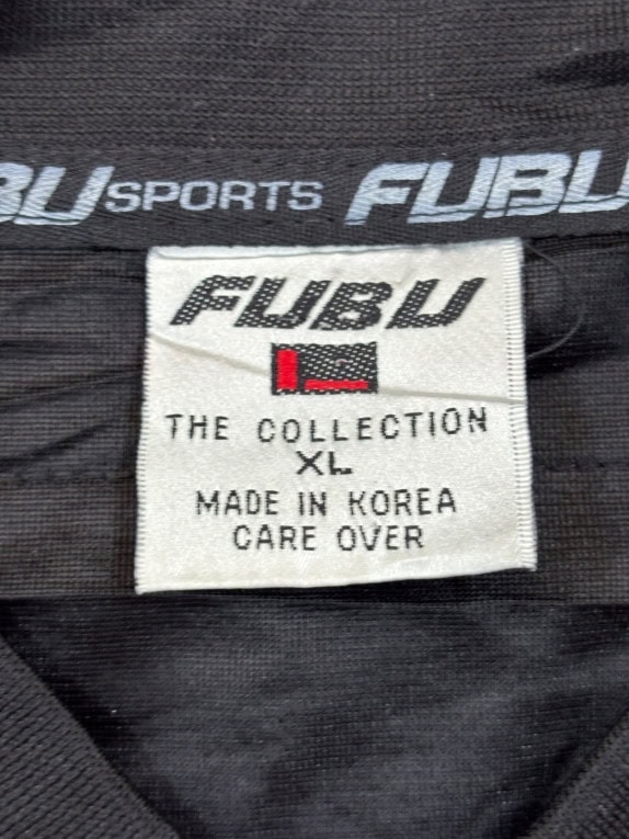 FUBU FOOTBALL JERSEY ATHLETIC STREETWEAR ΜΑΥΡΟ ΑΝΤΡΙΚΟ PRE OWNED XL