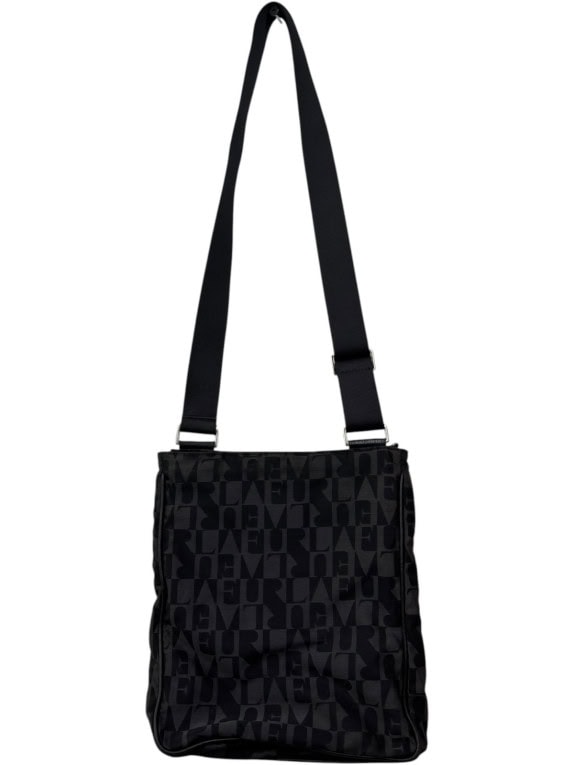 FURLA BORSA A TRACOLLA MONOGRAM NERA DONNA PRE OWNED