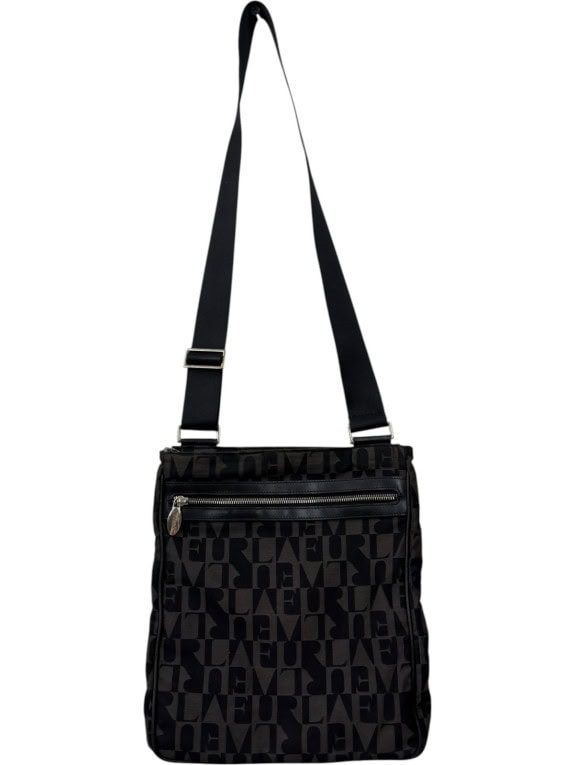 FURLA BORSA A TRACOLLA MONOGRAM NERA DONNA PRE OWNED