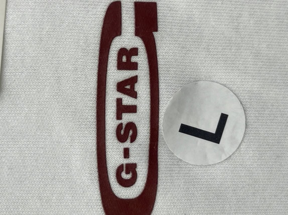 G STAR GRAPHIC TEE STREETWEAR WHITE ΑΝΤΡΙΚΟ PRE OWNED L
