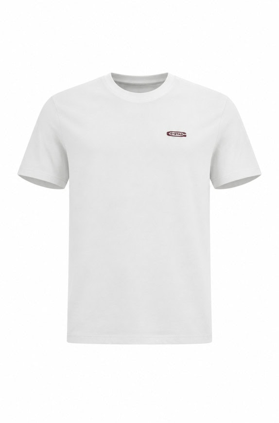 G STAR T SHIRT GRAPHIC STREETWEAR BIANCO UOMO PRE OWNED L