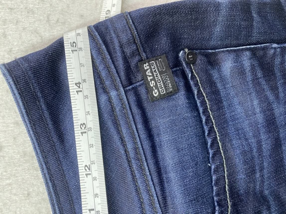 G STAR JEANS FLARE LEG BLUE ΓΥΝΑΙΚΕΙΟ PRE OWNED XS