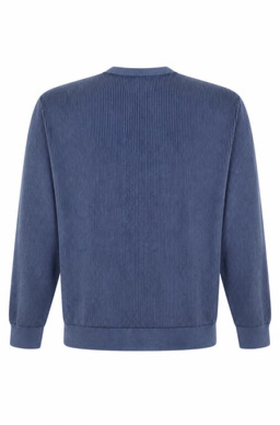 G STAR RAW CREWNECK MINIMAL BLU UOMO PRE OWNED XL