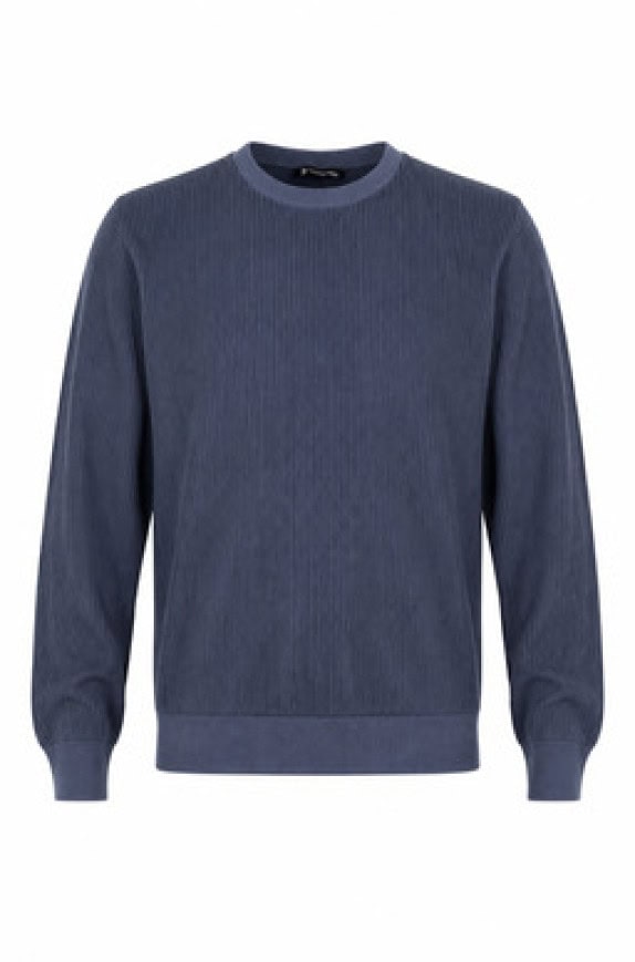 G STAR RAW CREWNECK MINIMAL BLUE MENS PRE OWNED XL