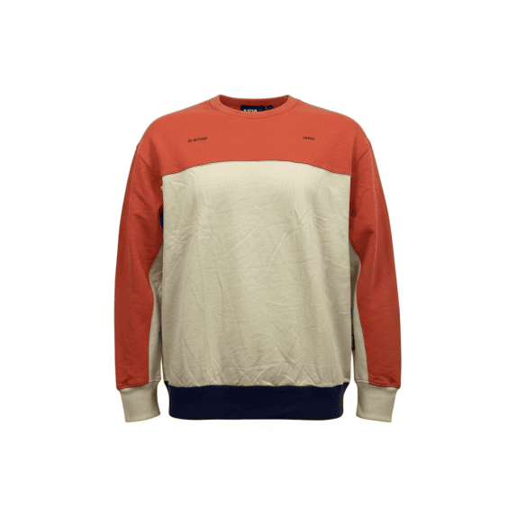 G-Star RAW Φούτερ Casual Colorblock Λογότυπο Πολύχρωμο Ανδρικό XXL