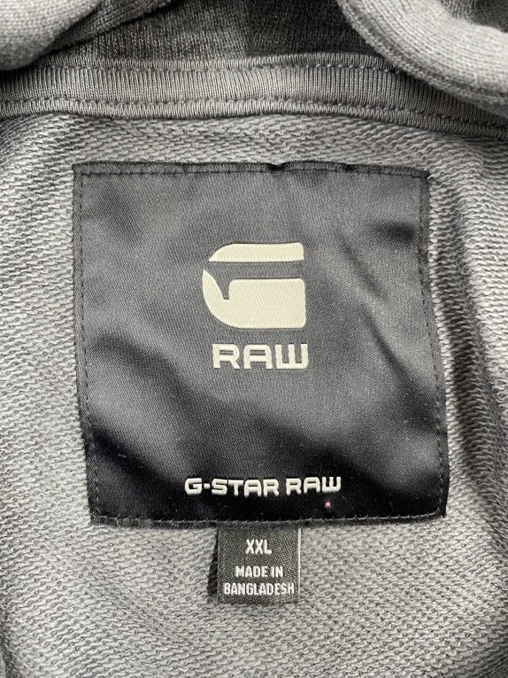 G-STAR RAW Φούτερ Hoodie Casual Camo Print Γκρι Ανδρικό XXL