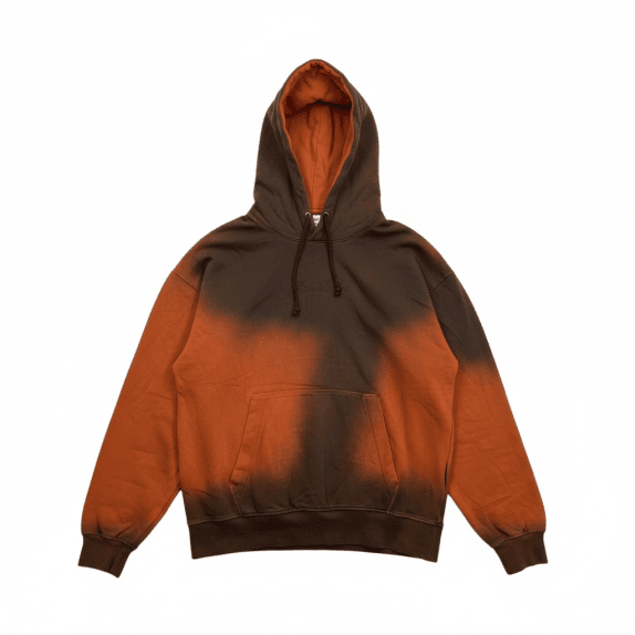 G-STAR RAW Tie-Dye Hoodie Logo Orange Men’s XL