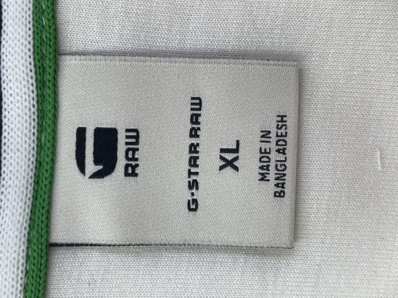 G STAR RAW T SHIRT UTILITY CREAM MEN PRE OWNED XL