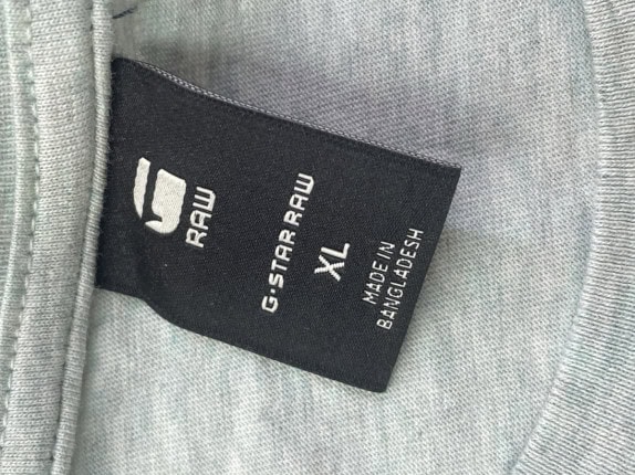 G STAR RAW ΜΠΛΟΥΖΑ MINIMAL ΑΝΟΙΧΤΟ ΓΚΡΙ ΑΝΤΡΙΚΟ PRE OWNED XL