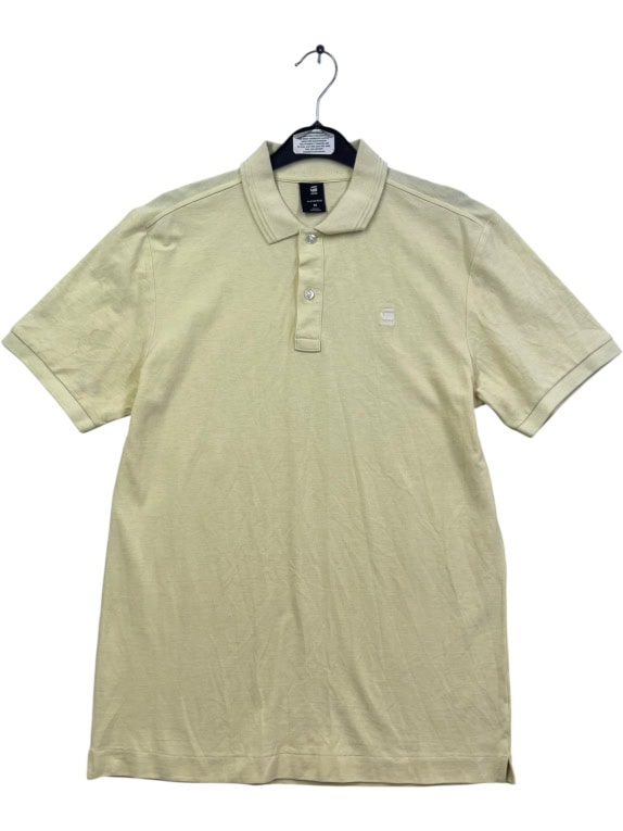 G STAR RAW Polo casual gialla da uomo M usata