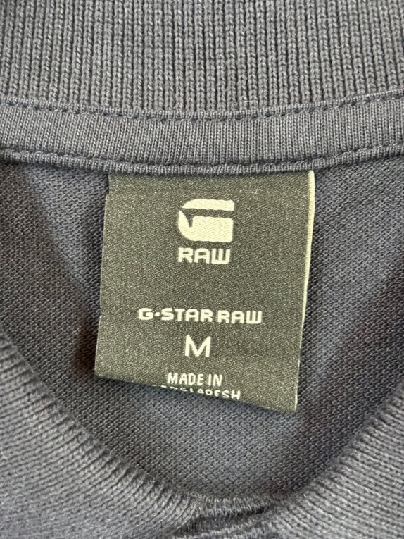 G STAR RAW ΜΠΛΟΥΖΑ POLO MINIMAL NAVY ΑΝΤΡΙΚΟ PRE OWNED M