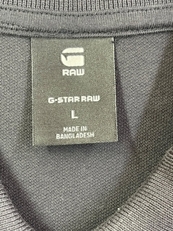 G STAR RAW Polo moderna nera da uomo L usata