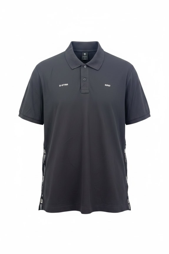 G STAR RAW POLO SHIRT MODERN BLACK MENS L pre-owned