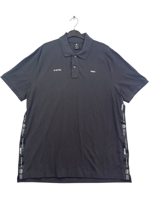 G STAR RAW Polo moderna nera da uomo L usata