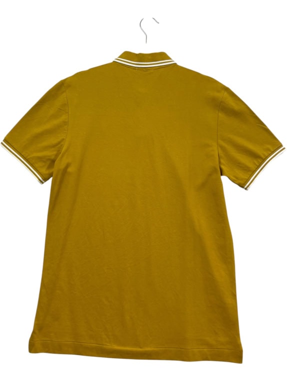 G STAR RAW POLO SHIRT MUSTARD MENS M pre-owned