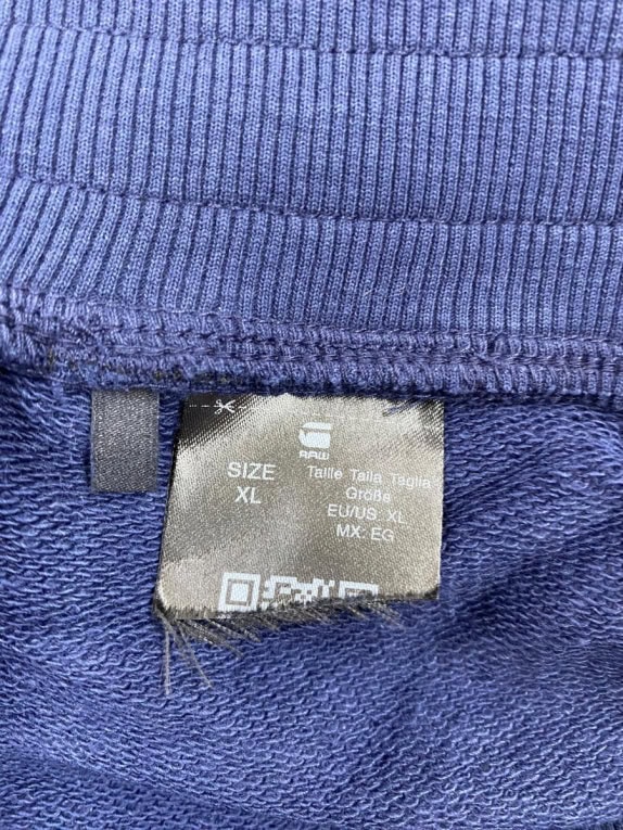 G-STAR RAW Παντελόνι Φόρμας Jogger Με Patch Λογότυπο Μπλε Σκούρο Ανδρικό XL