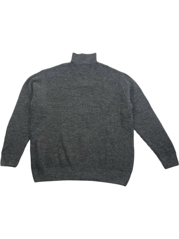 G-STAR RAW Half-Zip Knit Sweater Grey Men's XXL